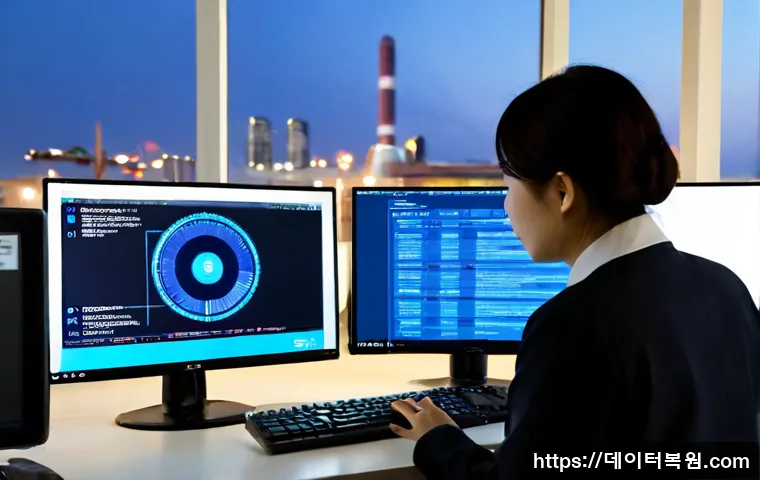 왕십리 BAD_POOL_CALLER - Photorealistic remote-support workstation in a modern Wangsimni apartment office, desktop monitor sh...