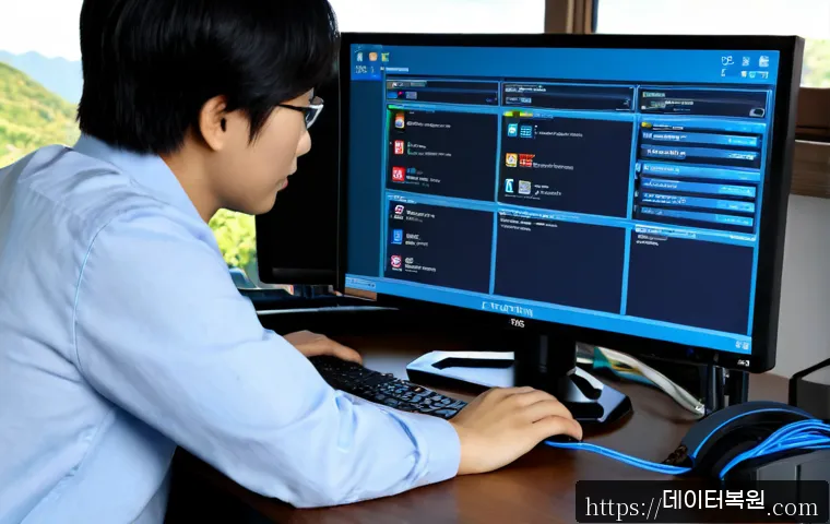 정릉동 CRITICAL_PROCESS_DIED - Photorealistic remote IT support scene in a compact home office near a quiet hillside residential ne...
