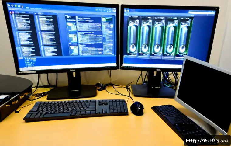 일산동구 STATUS_KERNEL_BOOT_DRIVE_ERROR - Photorealistic IT support workstation in Ilsandong-gu, technician diagnosing a desktop computer with...