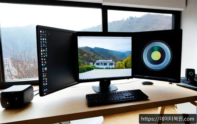 삼양동 STATUS_MODULE_ACCESS_DENIED - Photorealistic product-design workstation in a compact Samyang-dong apartment studio, dual monitors ...