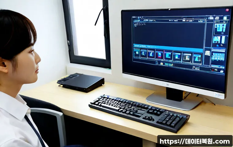 마천동 부팅안됨 - Photorealistic remote-support scene in a compact Machon-dong apartment office, desktop workstation s...