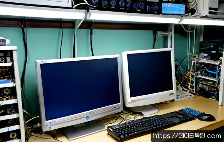 황학동 ACPI_BIOS_ERROR - Photorealistic computer repair workstation in Hwanghak-dong, Seoul, showing a modern desktop PC halt...