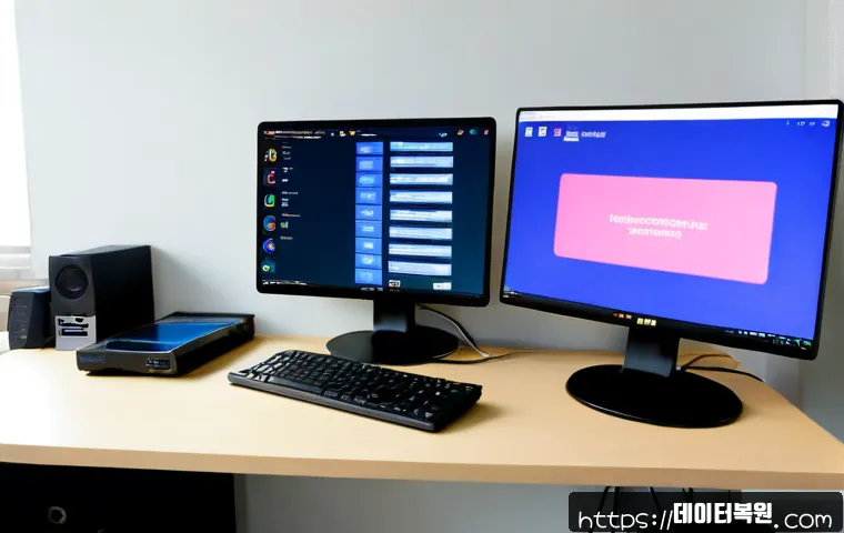 화정동 STATUS_IMAGE_CHECKSUM_MISMATCH - Photorealistic remote-support workstation in a compact Hwajeong-dong apartment, dual monitors showin...