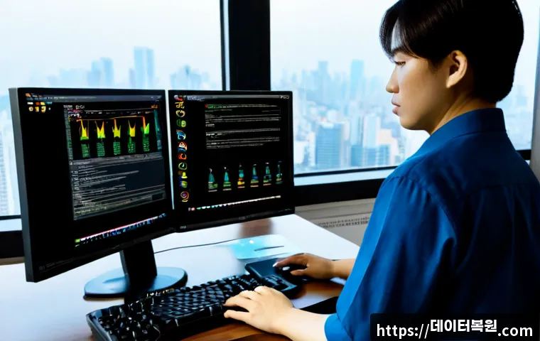 도선동 STATUS_KERNEL_BOOT_FAILURE - Photorealistic IT technician at a compact workstation in a modern Seoul apartment office, diagnosing...