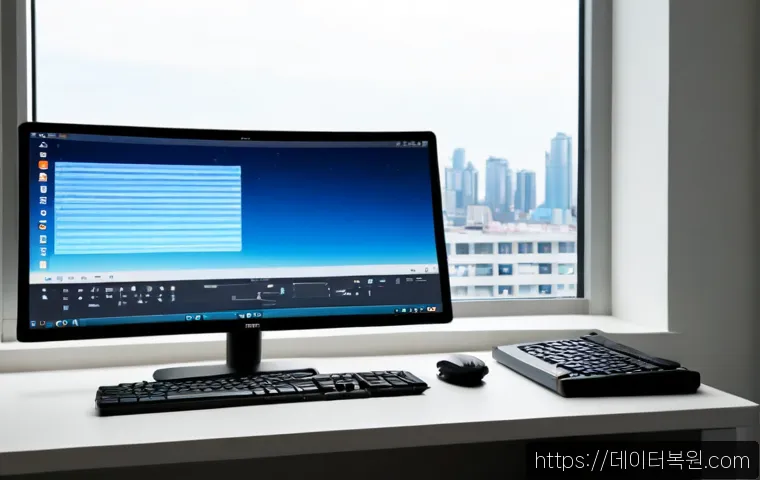 신도림 macosX재설치 포맷  초기화 - Photorealistic remote-support workstation in Sindorim, a sleek all-in-one desktop showing a minimal ...