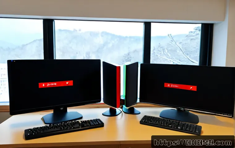신영동 STATUS_IMAGE_CHECKSUM_MISMATCH - Photorealistic remote-support workstation in a quiet Sinyeong-dong apartment office, dual monitors s...