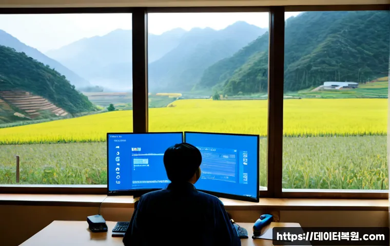 남종면 STATUS_KERNEL_THREAD_FAILURE - Photorealistic remote-support workstation in a quiet Namjong-myeon home office, desktop monitor show...