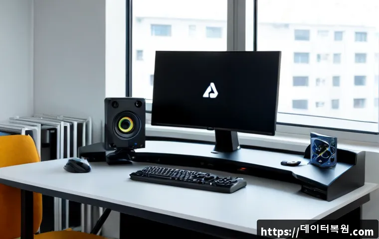 미아동 STATUS_STACK_UNDERFLOW - Photorealistic remote-support workstation in a compact Mia-dong apartment office, ultrawide monitor ...