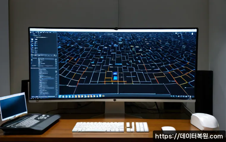 녹번동 Press Ctrl Alt Del to restart - Photorealistic IT support scene in a compact Eungam-ro neighborhood office near Nokbeon-dong, a desk...