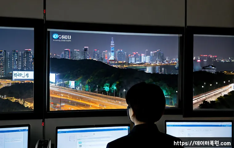 광희동 STATUS_FILE_READ_FAILURE - Photorealistic IT support workstation in a compact Gwanghui-dong office, technician viewing a file r...