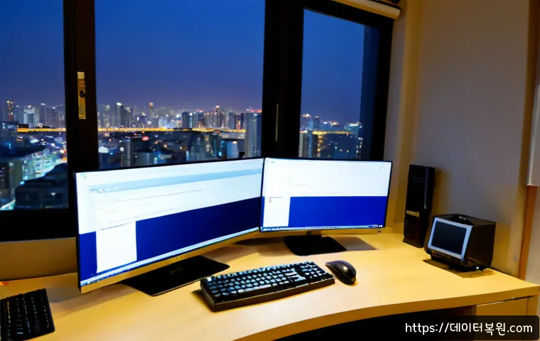 풍납동 SESSION3_INITIALIZATION_FAILED - Photorealistic remote IT support workstation in a compact Pungnap-dong apartment office, ultrawide m...