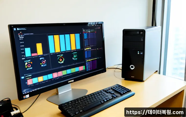 풍동 WHEA_UNCORRECTABLE_ERROR - Photorealistic PC repair workstation in a modern Pungdong apartment office, desktop tower opened bes...