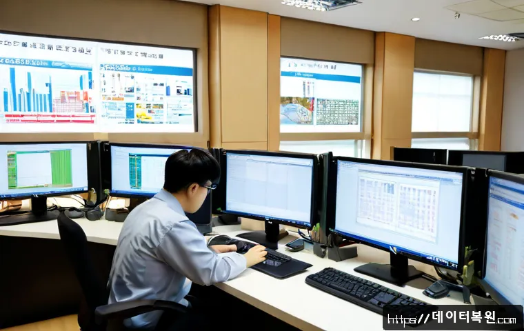 방산동 STATUS_INVALID_LOCK_SEQUENCE - Photorealistic cybersecurity support workstation in a compact Bangsan-dong print-supply district off...