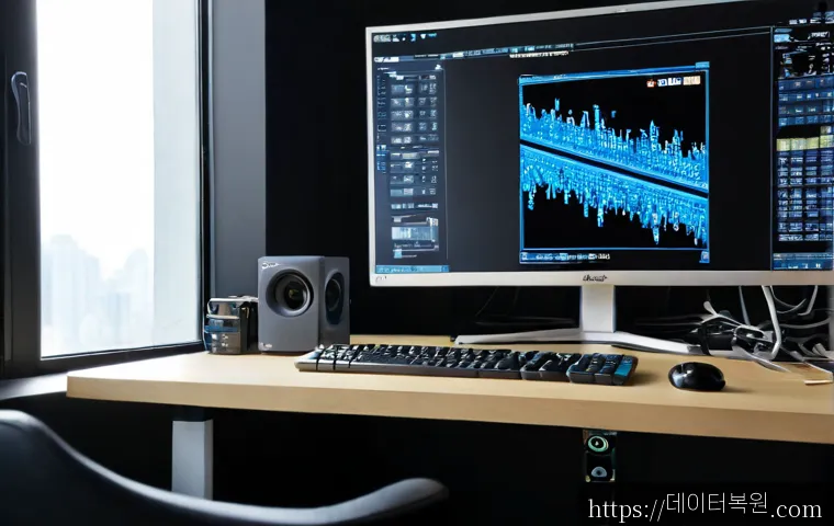 동선동 STATUS_KERNEL_BOOT_FAILURE - Photorealistic desktop support workstation in a compact Dongseon-dong studio office, ultrawide monit...