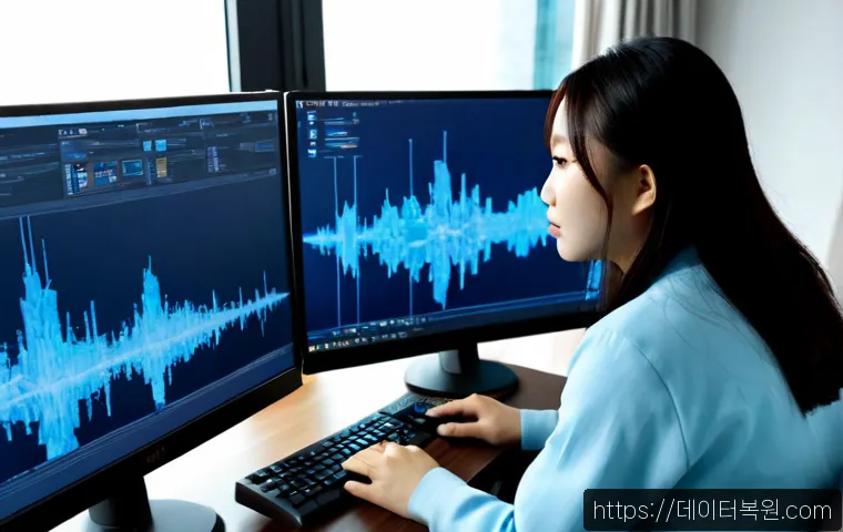 옥길동 WIN32K_LOCK_HELD_TOO_LONG - Photorealistic remote-support workstation in a modern Okgil-dong apartment, dual monitors showing a ...