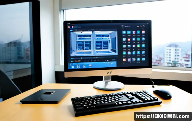 현천동 STATUS_KERNEL_DEVICE_ERROR - Photorealistic product design workstation in a compact Hyeoncheon-dong apartment office, dual monito...