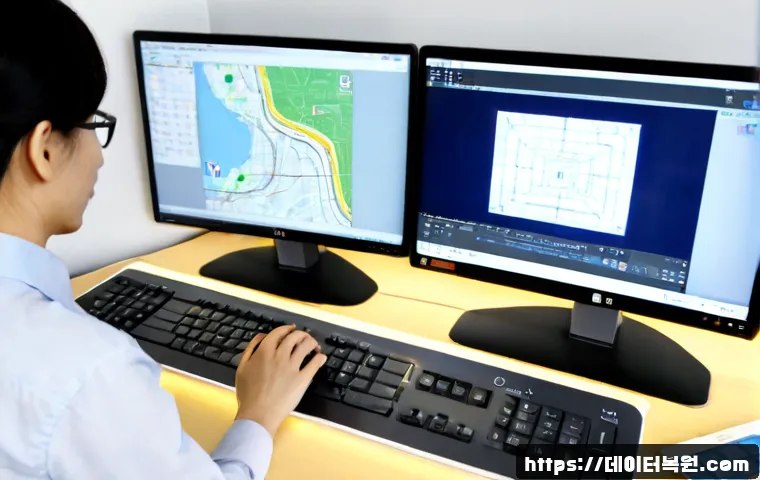 청량리동 STATUS_FLOAT_INVALID_OPERATION - Photorealistic remote-support workstation in a compact apartment office near an elevated rail corrid...