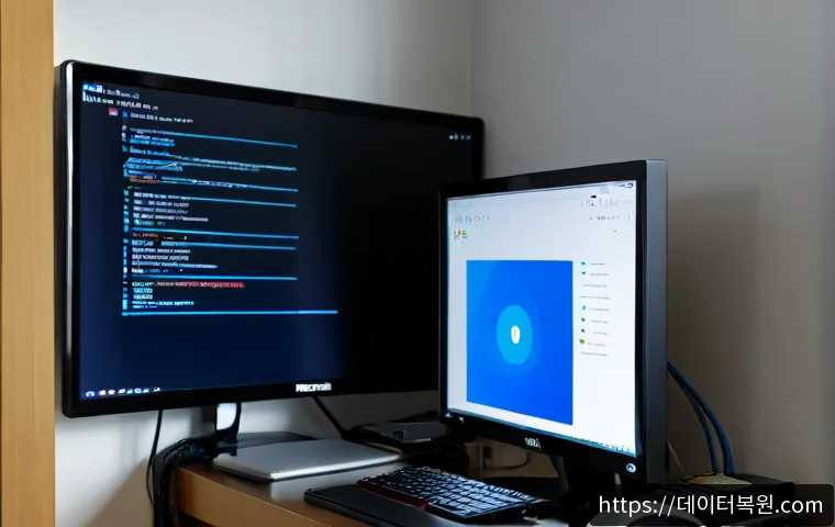 학온동 STATUS_KERNEL_BOOT_DRIVE_ERROR - Photorealistic IT support workstation in a compact Seoul apartment office, desktop tower opened besi...
