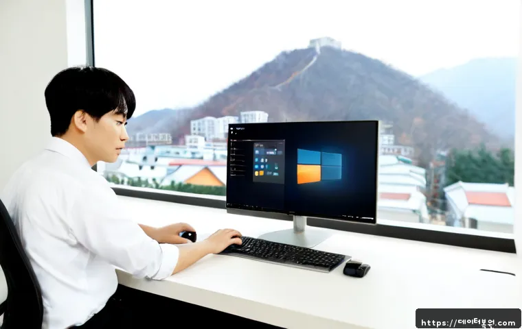 신당5동 macosX재설치 포맷  초기화 - Photorealistic remote-support workspace in Singdang 5-dong, a sleek all-in-one desktop computer disp...