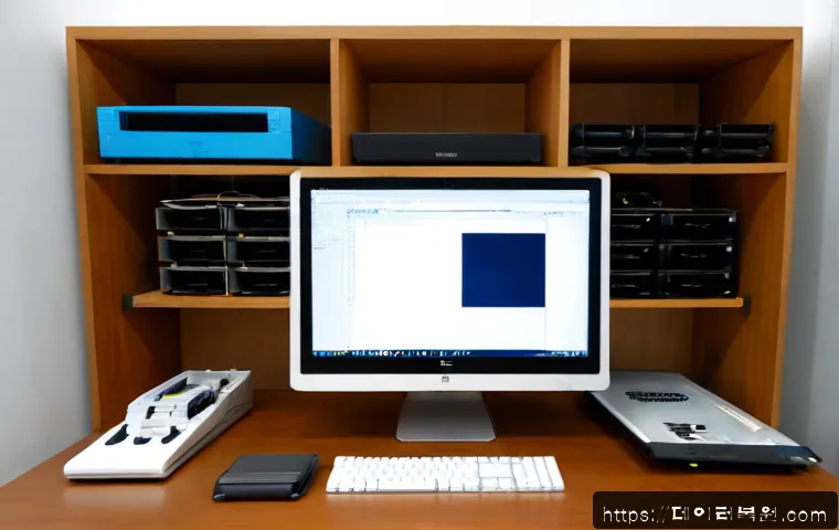 소격동 NMI_HARDWARE_FAILURE - Photorealistic compact design studio in Sokgyeok-dong, architect at a dual-monitor workstation with ...
