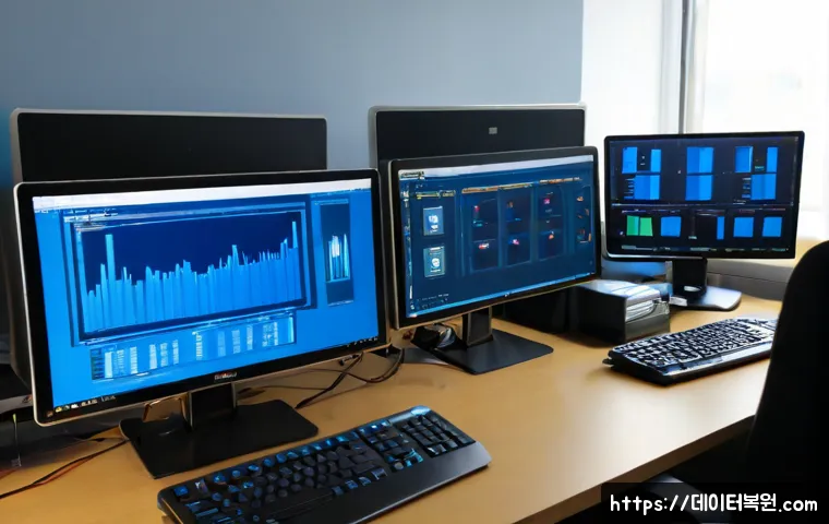 행신동 PAGE_TABLE_CORRUPT - Photorealistic remote IT support workstation in a compact apartment office near a suburban rail dist...