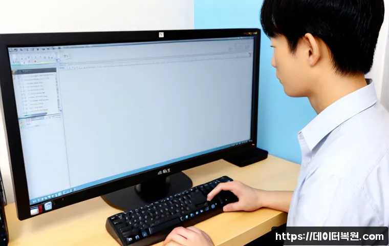길동 STATUS_INVALID_OBJECT - Photorealistic remote-support workstation in a compact apartment office, dual monitors showing a bla...