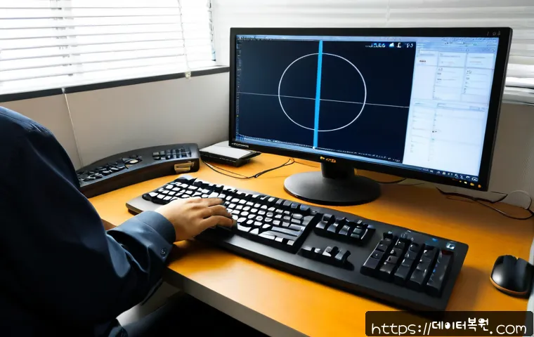 서린동 윈도우11 windows11 재설치 포맷 초기화 - Photorealistic remote IT support workstation in a compact Seoul office near an older business distri...