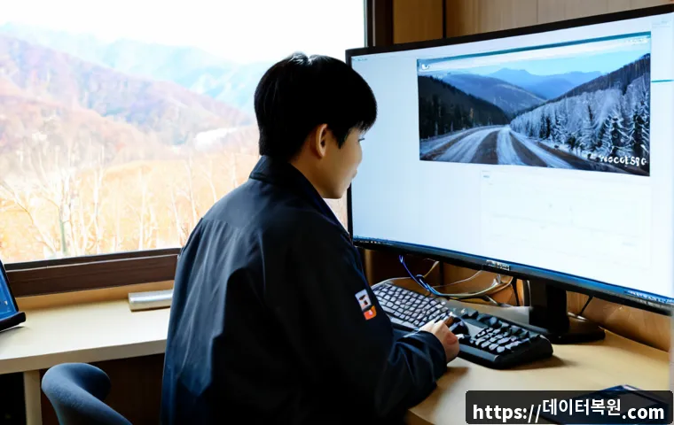 도척면 CRITICAL_OBJECT_TERMINATION - Photorealistic remote-support workstation in a quiet rural Gyeonggi office, dual monitors showing ab...