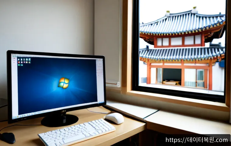 권농동 STATUS_ACCESS_VIOLATION - Photorealistic software support workstation in a quiet traditional Korean neighborhood apartment, du...