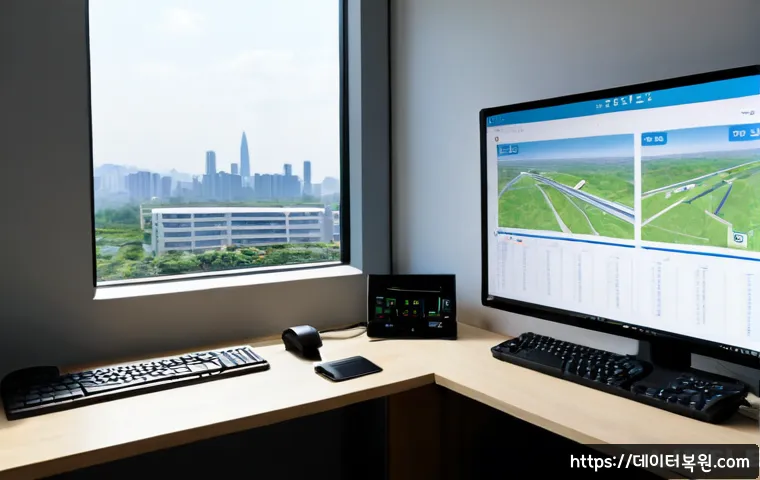 대장동 DRIVER_CAUGHT_MODIFYING_FREED_POOL - Photorealistic remote-support workstation in a modern Korean suburban office, technician reviewing a...
