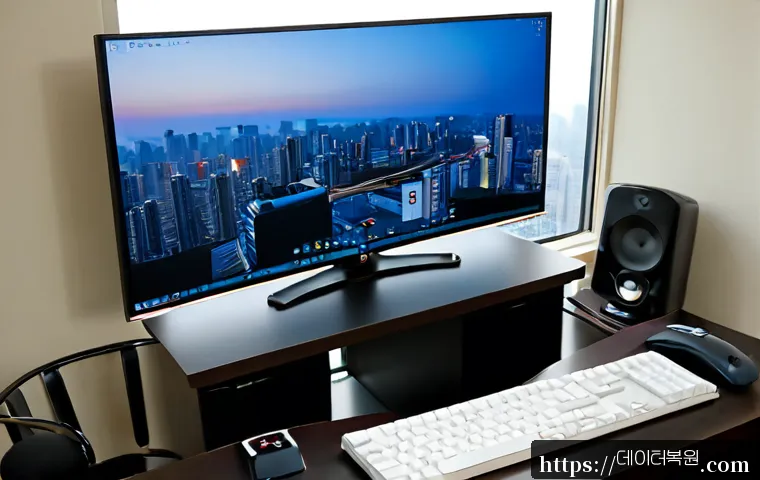 노온사동 STATUS_IMAGE_INVALID - Photorealistic remote IT support workstation in a quiet Noonsa-dong apartment office, dual monitors ...