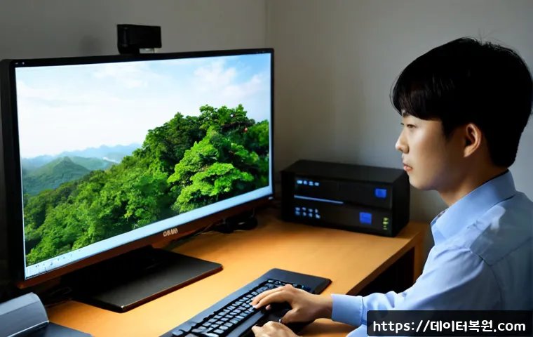 오금동 STATUS_INVALID_PARAMETER - Photorealistic remote IT support workstation in a quiet apartment office near a leafy urban park, du...