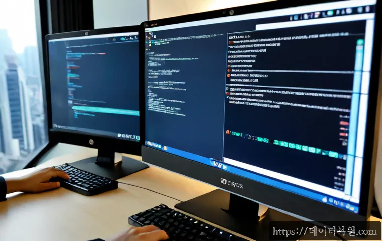 문정동 Press Ctrl Alt Del to restart - Photorealistic IT support workstation in Munjeong-dong business district, office desktop displaying ...