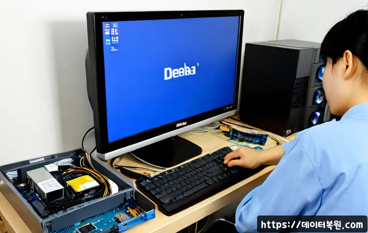 대학동 윈도우8 windows8 재설치 포맷  초기화 - Photorealistic remote computer repair workstation in a compact Daehak-dong studio apartment, technic...