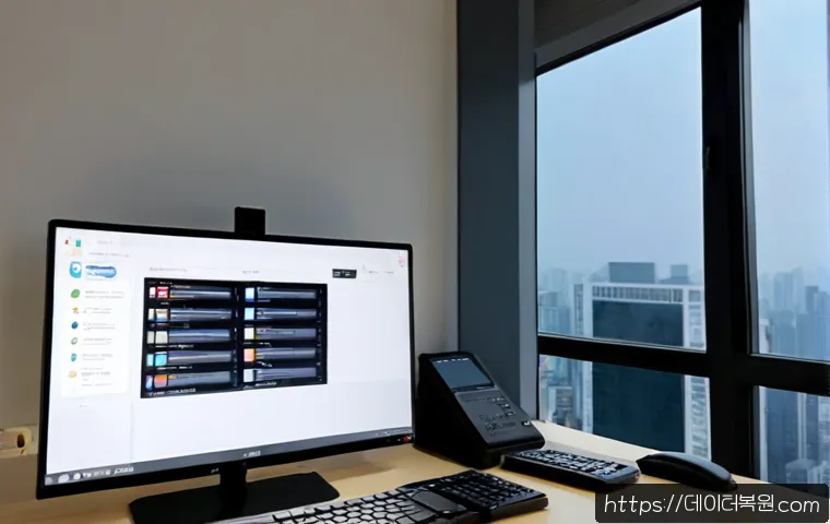 마두동 STATUS_DEVICE_OFFLINE - Photorealistic remote-support workstation in a modern apartment office in Madu-dong, dual monitors s...