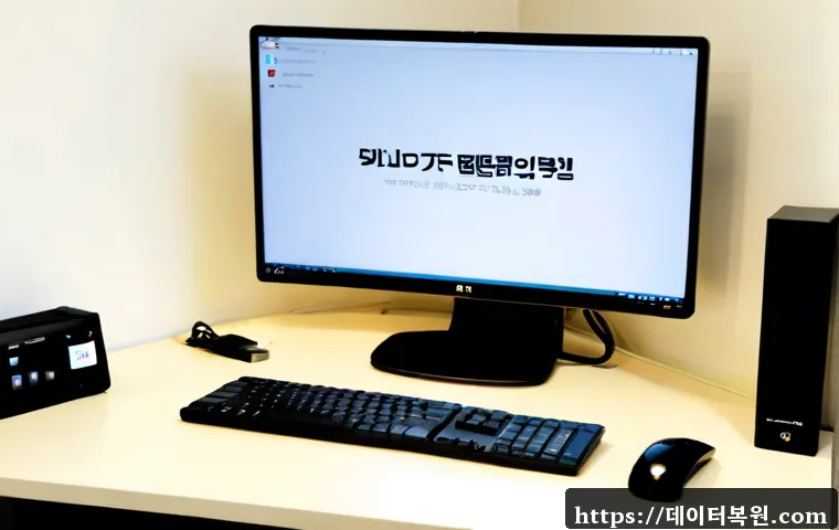 노고산동 linux재설치 포맷 초기화 - Photorealistic remote-support workstation in a compact Nogosan-dong apartment office, desktop monito...