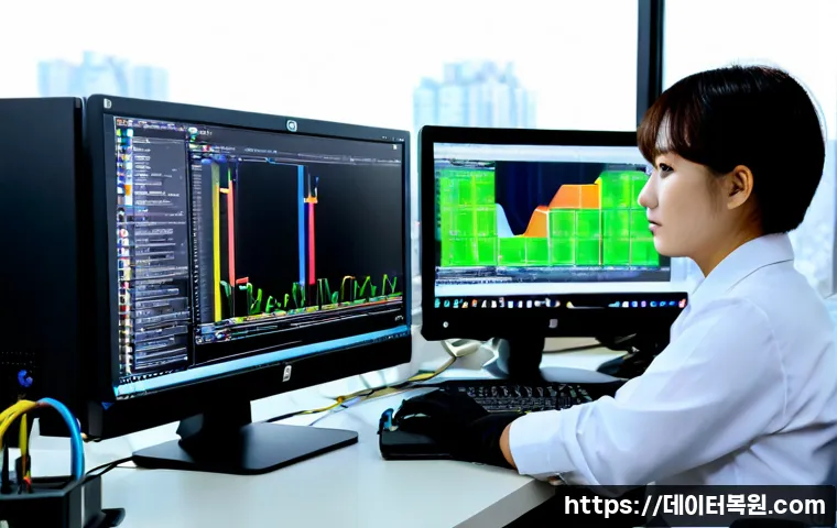 일산동구 HARDWARE_MEMORY_FAILURE - Photorealistic IT support workstation in a modern Ilsandong-gu office, desktop tower opened beside a...