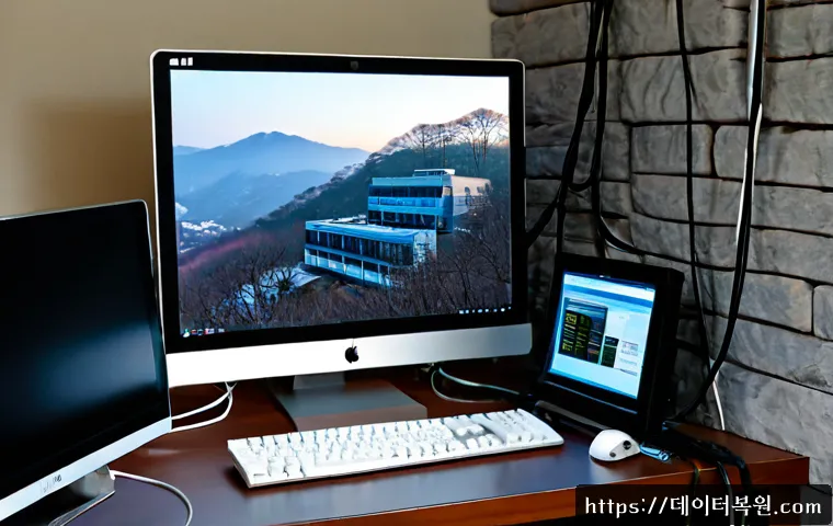 홍지동 STATUS_INVALID_DEVICE_REQUEST - Photorealistic remote-support workstation in a quiet hillside Seoul apartment, IT technician reconne...