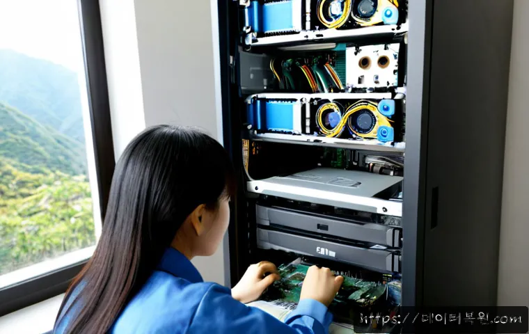북아현동 RAM조립 및 교체수리 - Photorealistic computer repair workstation in a compact Bukahyeon-dong apartment office, technician ...