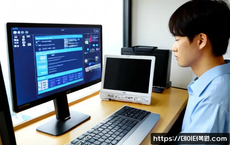 누상동 STATUS_KERNEL_THREAD_TIMEOUT - Photorealistic remote-support workstation in a compact Nuhyeon-dong hillside apartment, IT specialis...