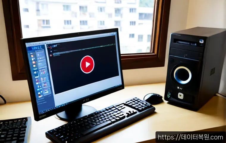 사리현동 REGISTRY_ERROR - Photorealistic remote-support workstation in a quiet suburban Korean home office, desktop monitor di...