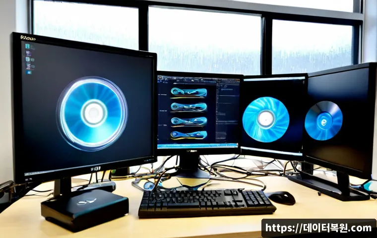 종로구 linux재설치 포맷 초기화 - Photorealistic Linux reinstallation scene in a compact Jongno-gu electronics repair studio, technici...