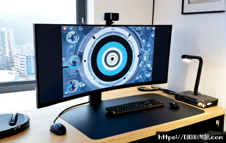 묵동 STATUS_EXECUTION_TIMEOUT - Photorealistic remote-support workstation in a compact Muk-dong apartment office, ultrawide monitor ...