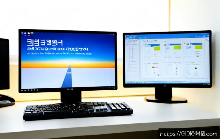 도화동 STATUS_KERNEL_DEVICE_ERROR - Photorealistic IT support workstation in a compact Dohwa-dong office, desktop monitor showing a clea...