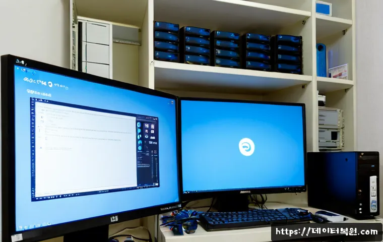 중화동 MACHINE_CHECK_EXCEPTION - Photorealistic compact PC repair workstation in a quiet residential neighborhood near Jungnang-gu, o...