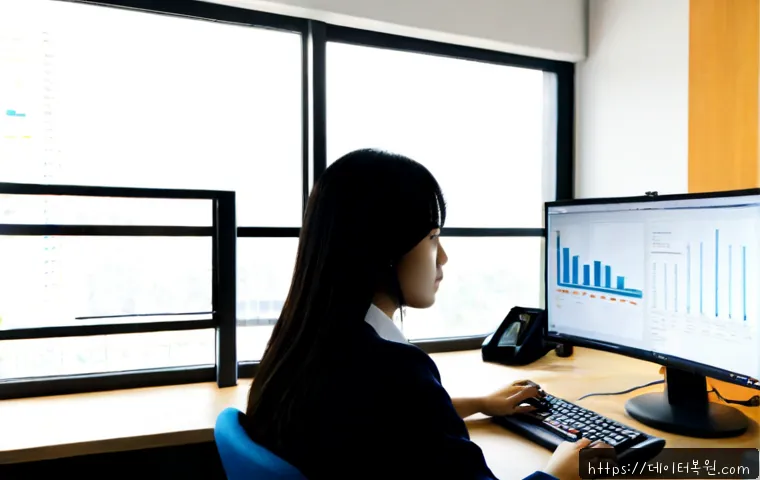 궁동 STATUS_IMAGE_NOT_FOUND - Photorealistic remote-support specialist at a dual-monitor workstation in a compact Gungdong apartme...